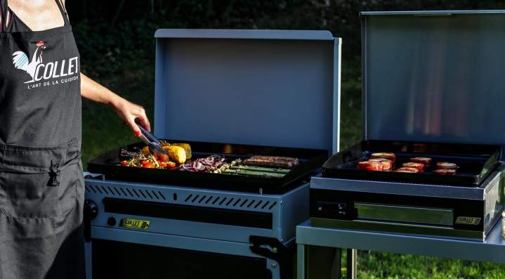 Planchas grillade en extérieur Mornant