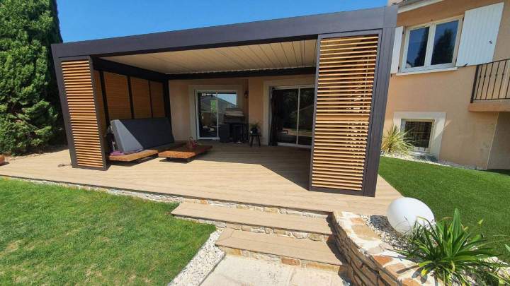 Création terrasse extérieure et travaux d'aménagement Mornant