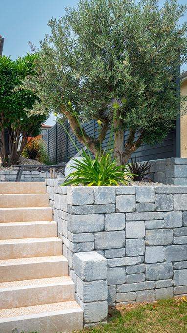 Muret extérieur Mornant