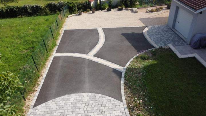 Aménagement allée jardin Mornant