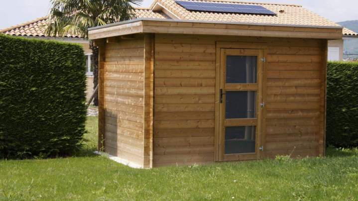 Abri bois jardin Mornant