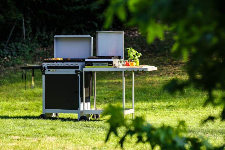 Planchas cuisine extérieure Mornant