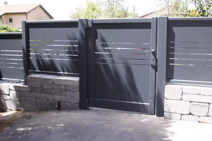 Clôture moderne Mornant