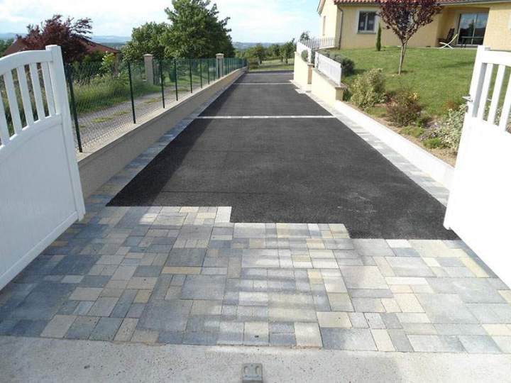 Création entrée et allée Mornant