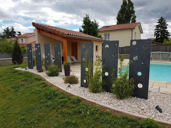 Brise-vue bord piscine Mornant