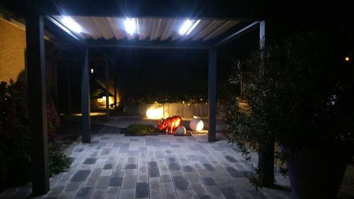 Éclairage terrasse Mornant